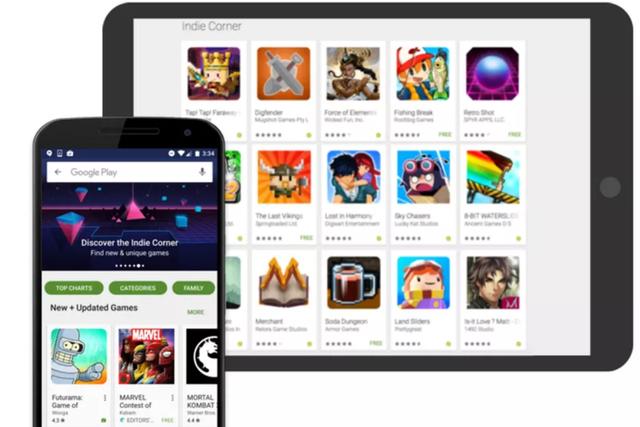 Google Play:开设独立游戏专区,提供搜索页试玩 Google Play:开设独立游戏专区,提供搜索页试玩