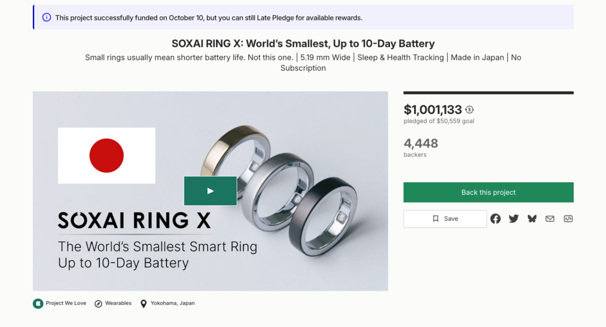 SOXAI RING X