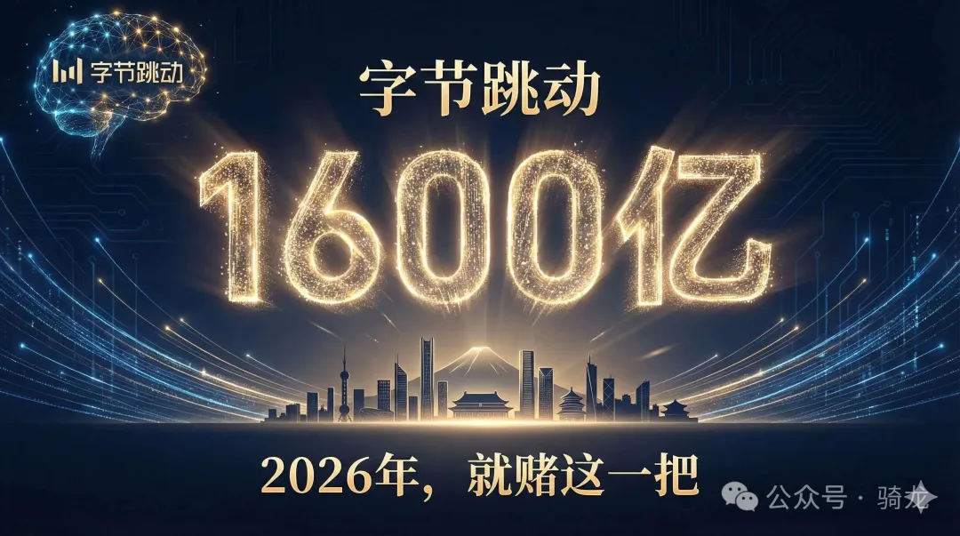 字节跳动砸1600亿，梁汝波说：2026年，就赌这一把