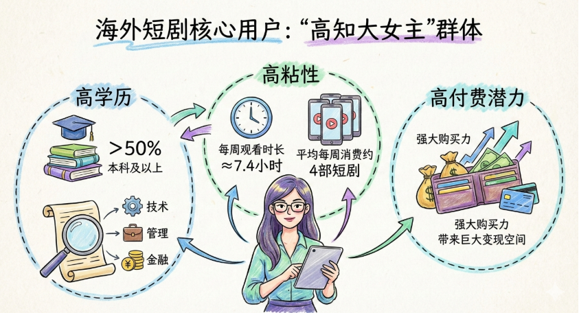 中国短剧征服海外：付费核心竟是“高知大女主”？