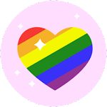 PG Love - Rainbow Sticker Pack from Photo Grid
