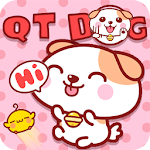 iKeyboard QT Dog Sticker Gif